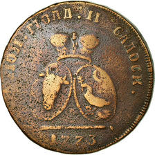 Coin, MOLDAVIA & WALLACHEA, 2 Para 3 Kopeck, 1773, VF(20-25), Bronze, KM:3