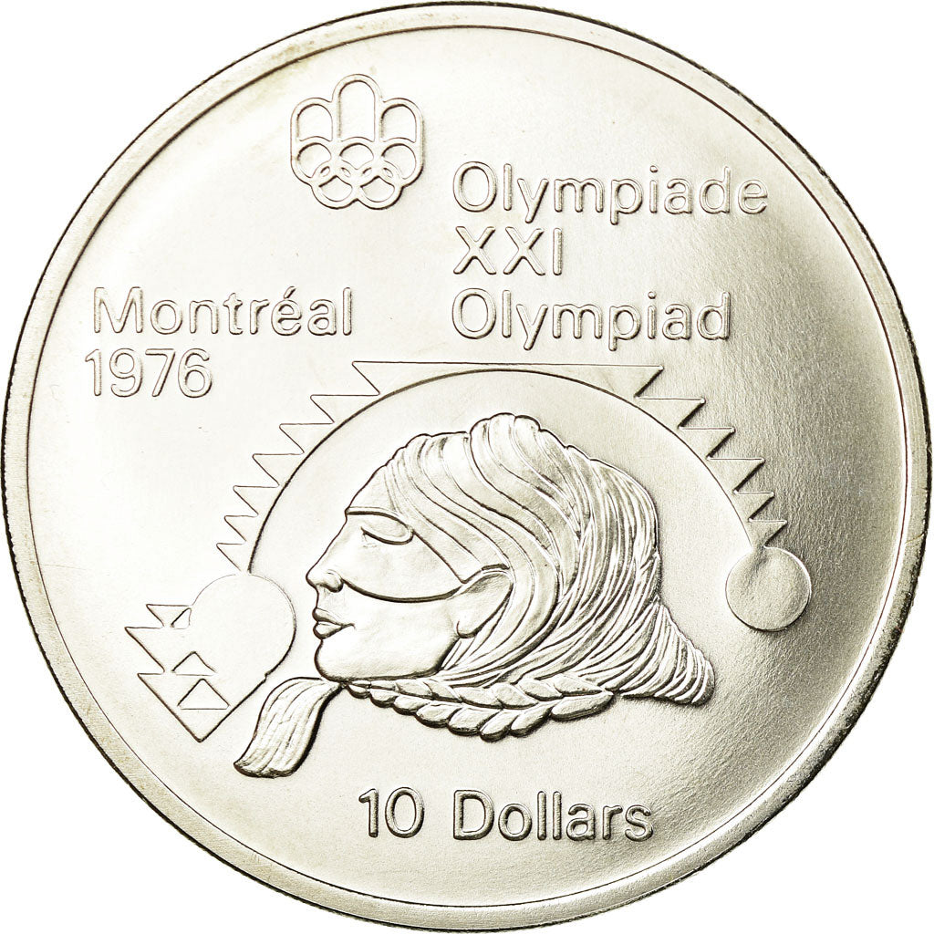 Coin, Canada, Elizabeth II, 10 Dollars, 1975, Royal Canadian Mint, Ottawa, MS 63