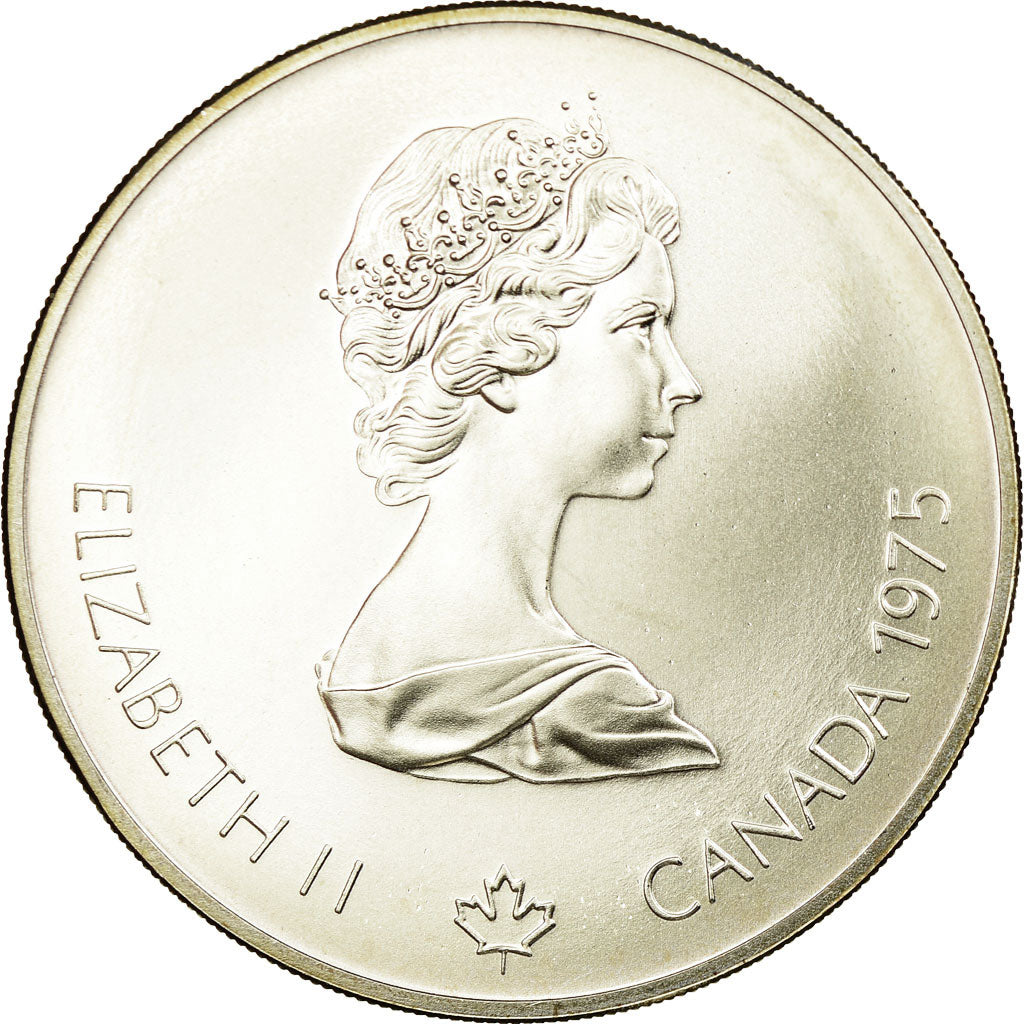 Coin, Canada, Elizabeth II, 5 Dollars, 1975, Royal Canadian Mint, Ottawa, MS 63