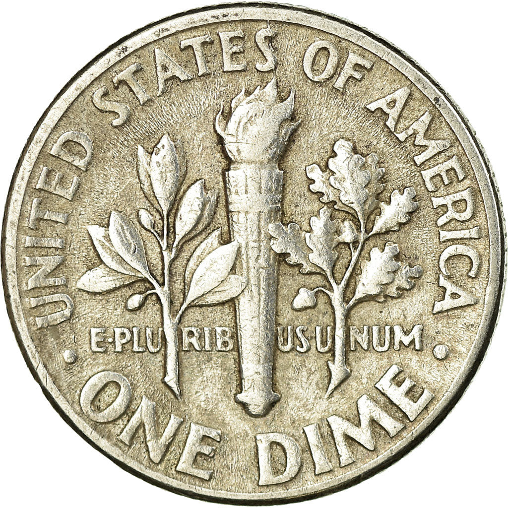 Munten, Verenigde Staten, Roosevelt Dime, 1950, Philadelphia, ZF