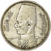 Munten, Egypte, Farouk, 5 Piastres, 1939, British Royal Mint, ZF, Zilver, KM:366