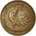Munten, Frans Equatoriaal Afrika, Franc, 1943, Pretoria, ZF+, Bronze, KM:2a