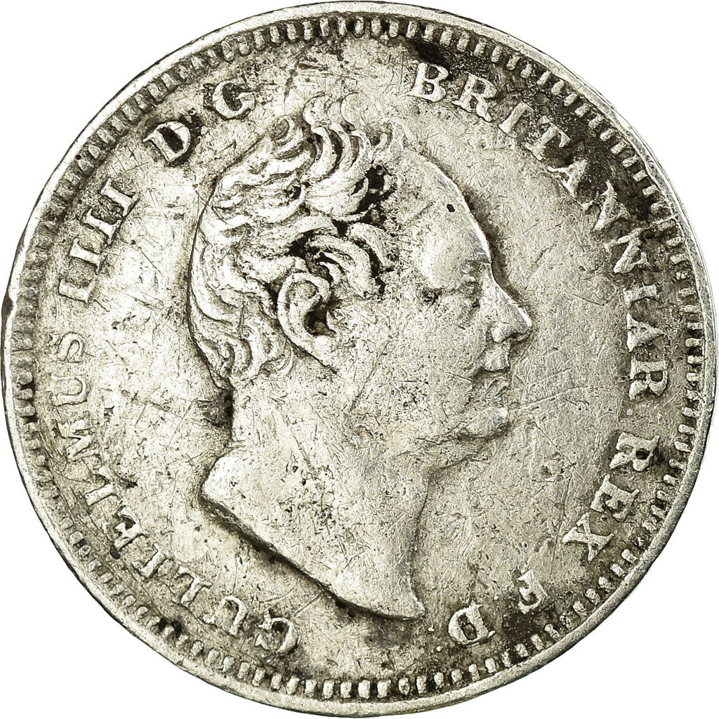 Coin, Great Britain, William IV, 3 Pence, 1837, EF(40-45), Silver, KM:710