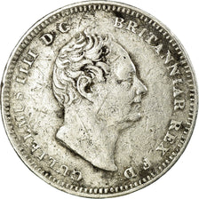 Coin, Great Britain, William IV, 3 Pence, 1837, EF(40-45), Silver, KM:710