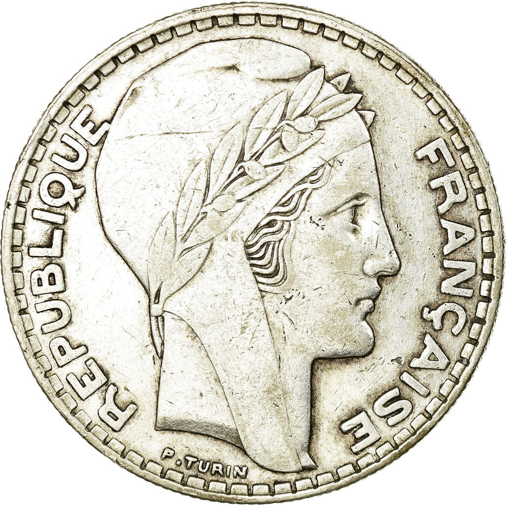 Monnaie, France, Turin, 20 Francs, 1937, Paris, TTB, Argent, Gadoury:852, KM:879