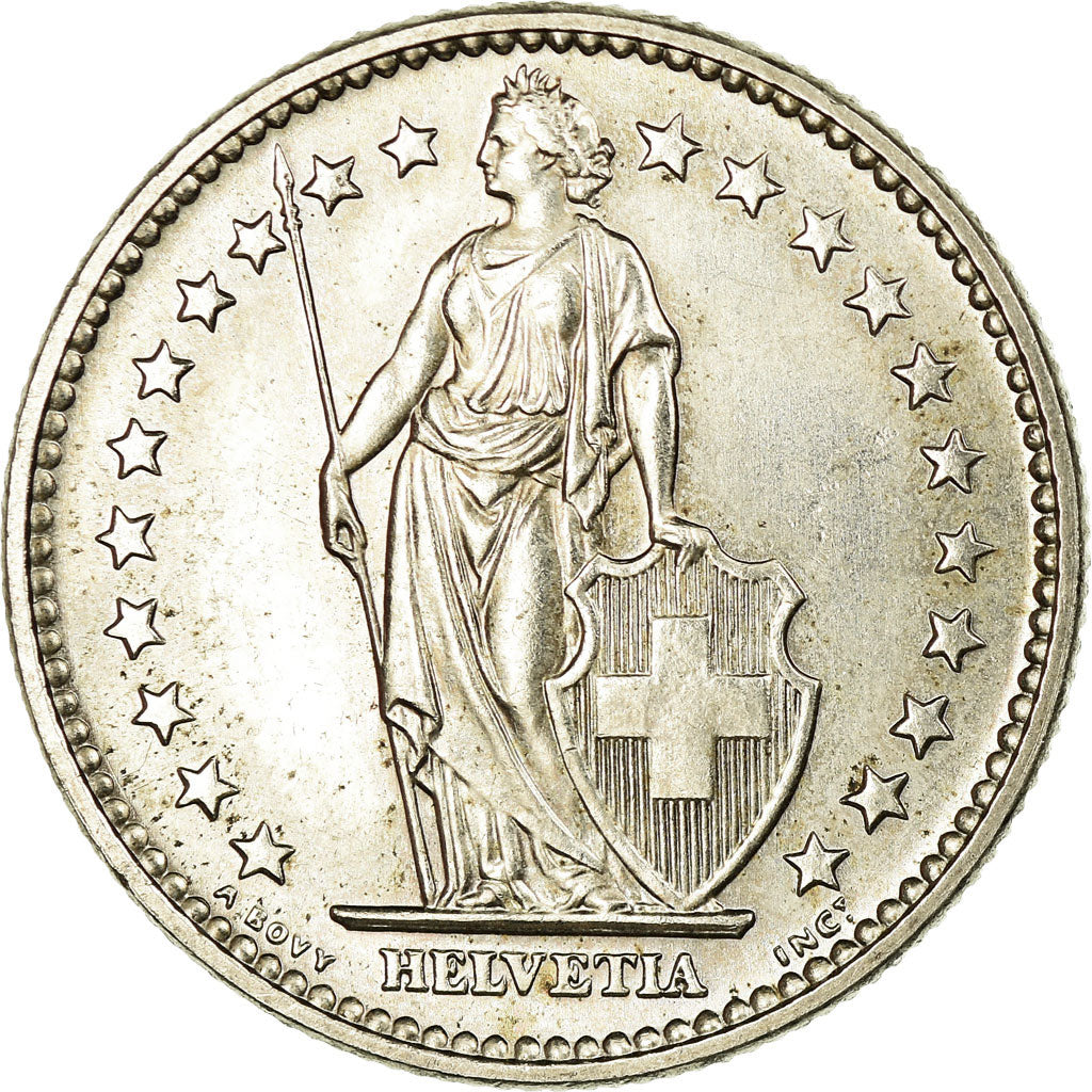 Coin, Switzerland, 2 Francs, 1969, Bern, AU(55-58), Copper-nickel, KM:21a.1