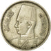 Moneda, Egipto, Farouk, 5 Milliemes, 1941, British Royal Mint, MBC, Cobre -