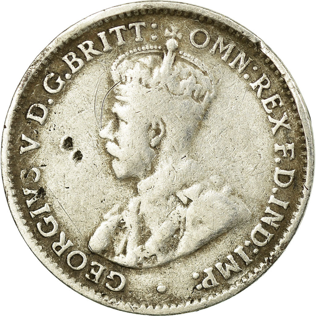 Coin, Australia, George V, Threepence, 1926, Melbourne, EF(40-45), Silver, KM:24