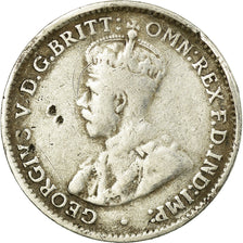 Coin, Australia, George V, Threepence, 1926, Melbourne, EF(40-45), Silver, KM:24