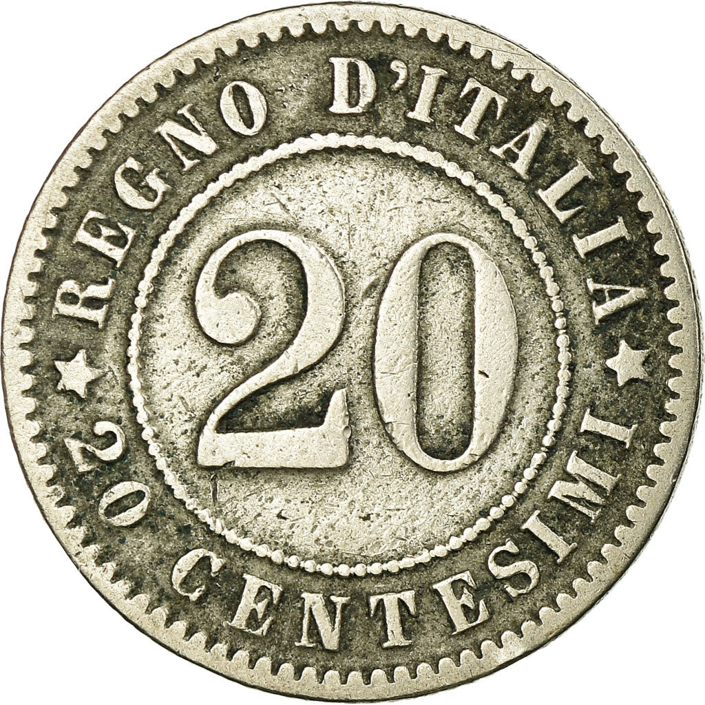 Monnaie, Italie, Umberto I, 20 Centesimi, 1894, Berlin, TTB, Copper-nickel