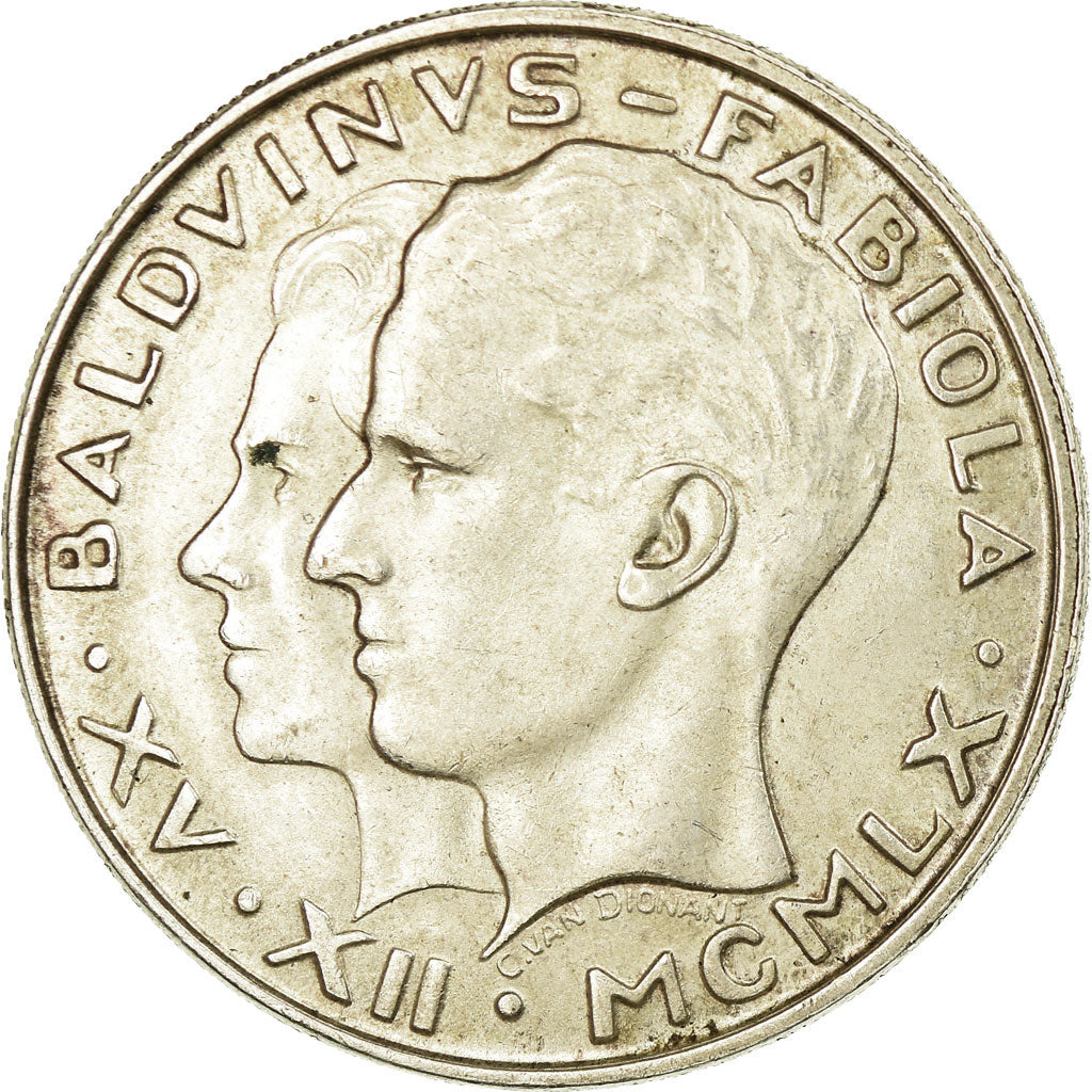 Monnaie, Belgique, 50 Francs, 50 Frank, 1960, TTB+, Argent, KM:152.1