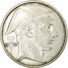 Coin, Belgium, 20 Francs, 20 Frank, 1950, EF(40-45), Silver, KM:140.1