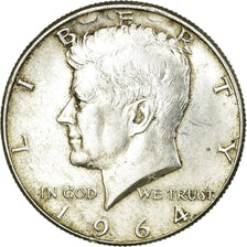 Monnaie, États-Unis, Kennedy Half Dollar, 1964, Philadelphie, TTB