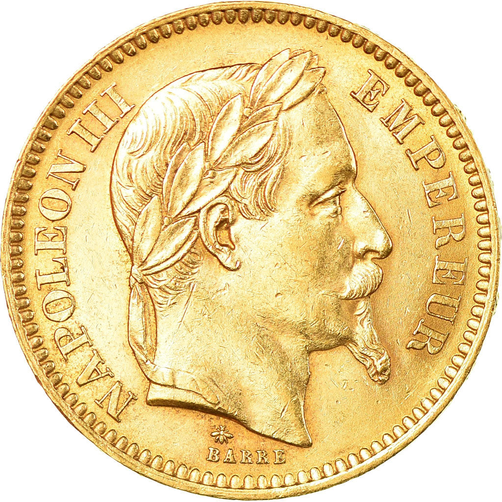 Munten, Frankrijk, Napoleon III, 20 Francs, 1863, Paris, ZF+