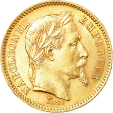 Munten, Frankrijk, Napoleon III, 20 Francs, 1863, Paris, ZF+