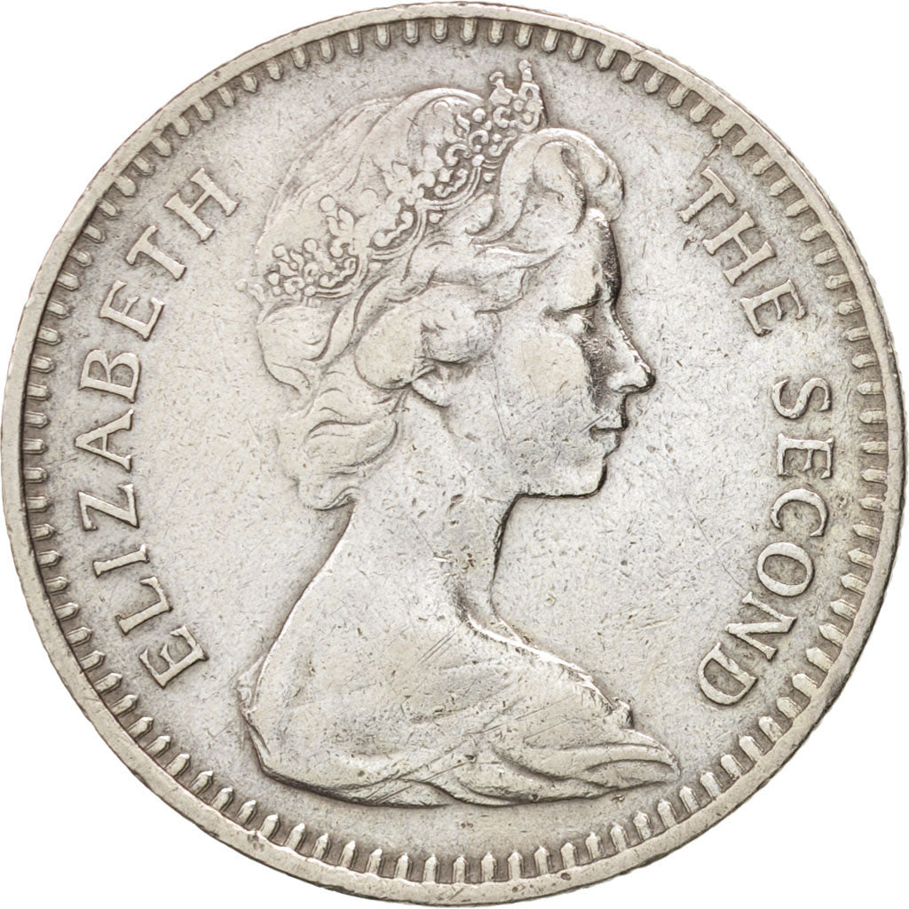 Rhodesia, Elizabeth II, 2 Shillings = 20 Cents, 1964, British Royal Mint, BB,...