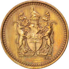 RHODESIA, 1/2 Cent, 1975, KM #9, EF(40-45), Bronze, 20, 3.14