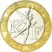 Moneta, Francia, Génie, 10 Francs, 1988, BB+, Bi-metallico, KM:964.1