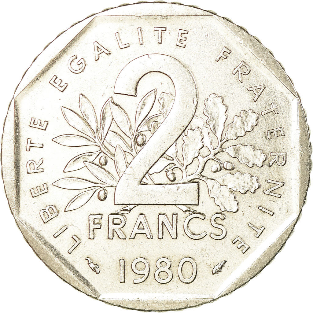 Monnaie, France, Semeuse, 2 Francs, 1980, SUP, Nickel, Gadoury:547, KM:942.1
