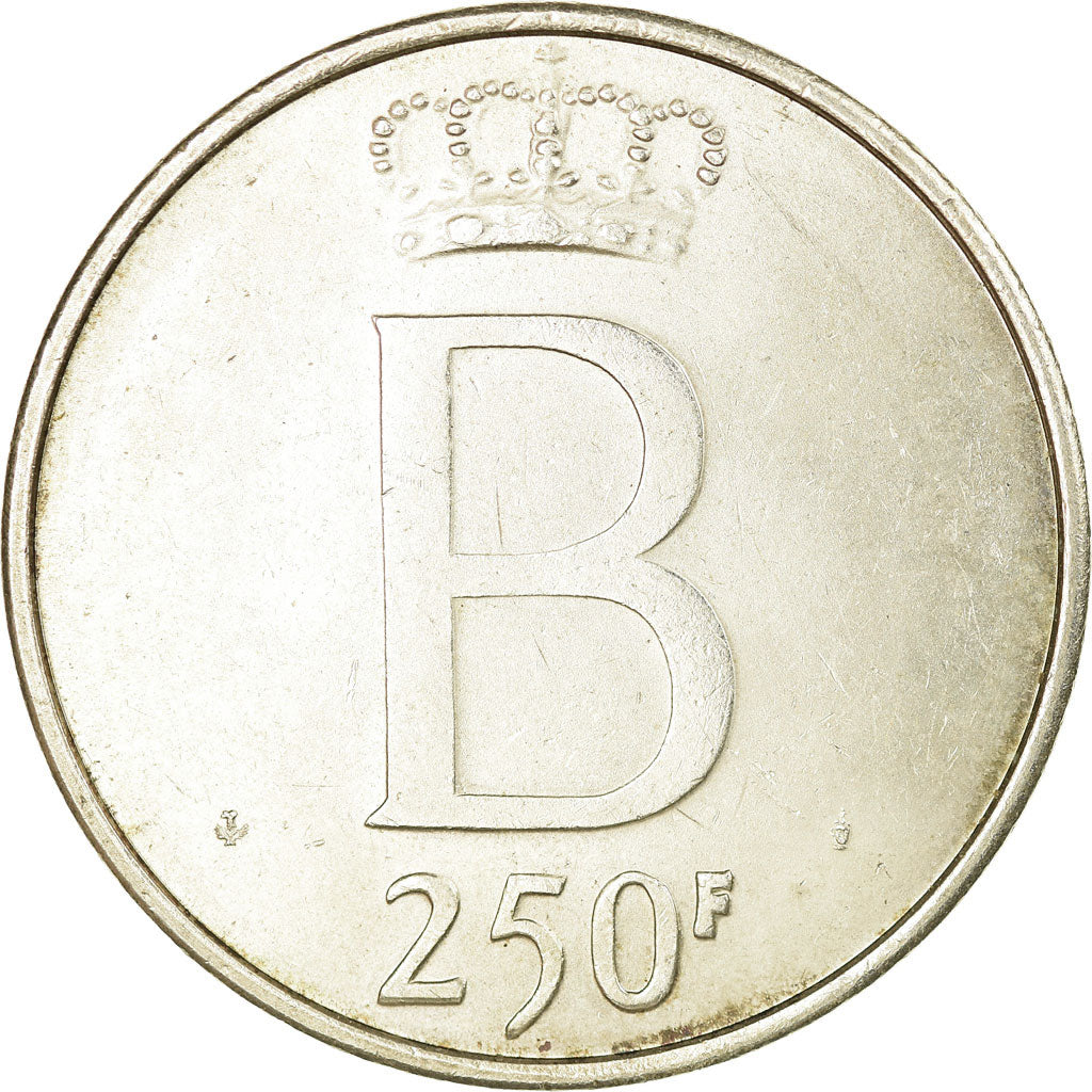Monnaie, Belgique, 250 Francs, 250 Frank, 1976, TTB+, Argent, KM:157.1