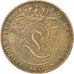 Moneda, Bélgica, Leopold I, 5 Centimes, 1855, BC+, Cobre, KM:5.1