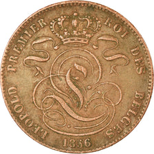 Coin, Belgium, Leopold I, 5 Centimes, 1856, EF(40-45), Copper, KM:5.1