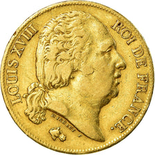 Münze, Frankreich, Louis XVIII, Louis XVIII, 20 Francs, 1818, Paris, S+, Gold