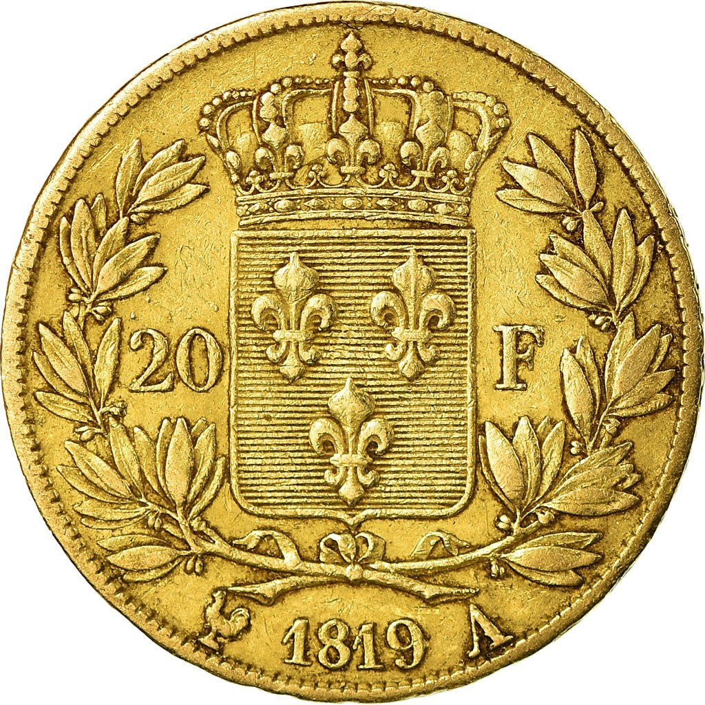 Monnaie, France, Louis XVIII, 20 Francs, 1819, Paris, TB+, Or