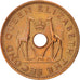 RHODESIA AND NYASALAND, 1/2 Penny, 1964, British Royal Mint, KM #1, AU(55-58),..