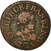 Monnaie, France, Louis XIII, Double tournois, buste enfantin, 1619, Poitiers,TB+