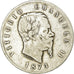 Coin, Italy, Vittorio Emanuele II, 5 Lire, 1874, Milan, VF(20-25), Silver,KM 8.3