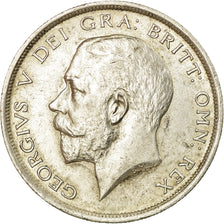 Coin, Great Britain, George V, 1/2 Crown, 1916, AU(50-53), Silver, KM:818.1