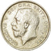 Coin, Great Britain, George V, 1/2 Crown, 1916, AU(50-53), Silver, KM:818.1