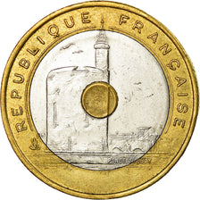 Munten, Frankrijk, Jeux Méditerranéens, 20 Francs, 1993, ZF, Tri-Metallic