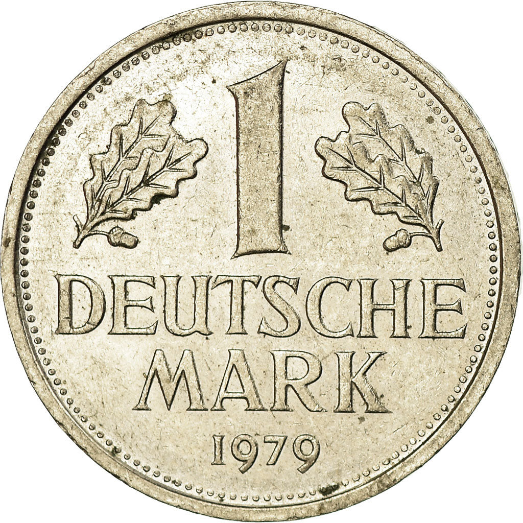 Munten, Federale Duitse Republiek, Mark, 1979, Hambourg, ZF+, Copper-nickel
