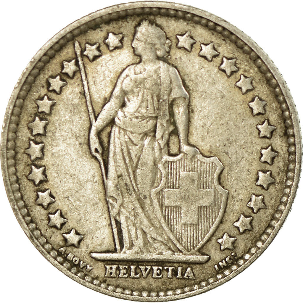 Coin, Switzerland, 1/2 Franc, 1909, Bern, EF(40-45), Silver, KM:23