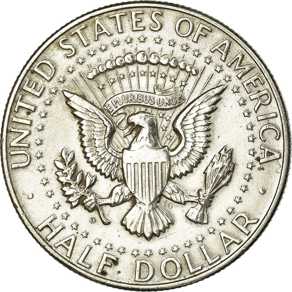 Coin, United States, Kennedy Half Dollar, 1964, Denver, AU(55-58), KM 202