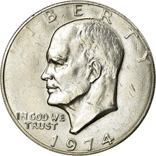 Coin, United States, Eisenhower Dollar, 1974, Philadelphia, AU(55-58), KM 203