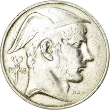 Coin, Belgium, 50 Francs, 50 Frank, 1948, EF(40-45), Silver, KM:137