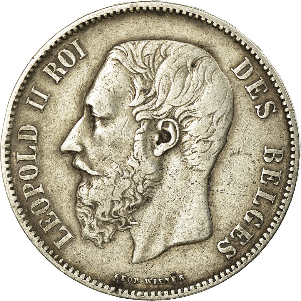 Monnaie, Belgique, Leopold II, 5 Francs, 5 Frank, 1873, TB+, Argent, KM:24