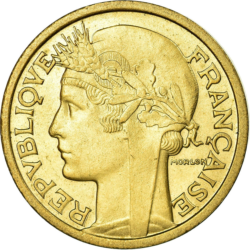 Monnaie, France, Morlon, 2 Francs, 1936, SUP, Aluminum-Bronze, Gadoury:535