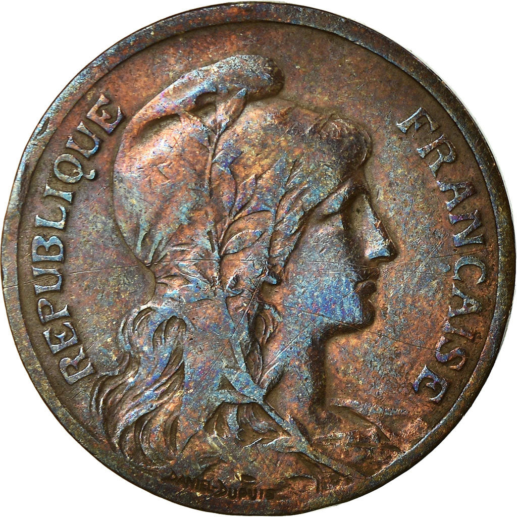 Coin, France, Dupuis, 5 Centimes, 1902, Paris, EF(40-45), Bronze, KM:842