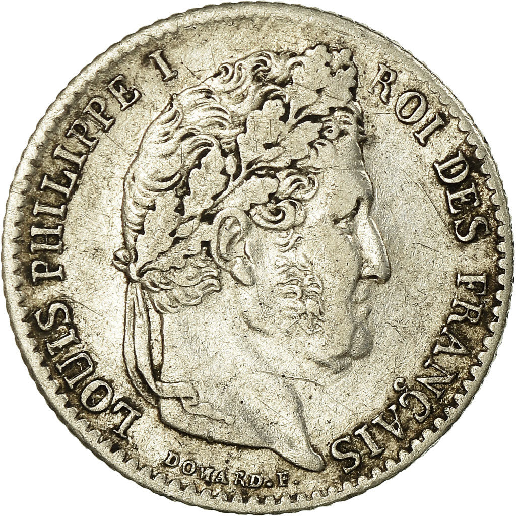 Moneta, Francja, Louis-Philippe, 1/4 Franc, 1831, Lille, EF(40-45), Srebro