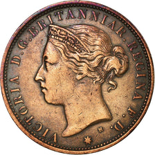 Coin, Jersey, Victoria, 1/12 Shilling, 1877, Heaton, EF(40-45), Bronze, KM:8