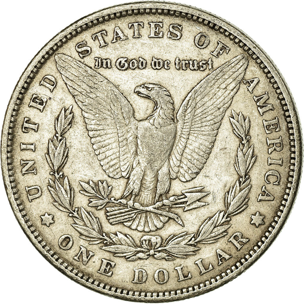 Coin, United States, Morgan Dollar, 1880, Philadelphia, EF(40-45), KM 110