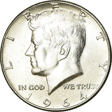 Münze, Vereinigte Staaten, Kennedy Half Dollar, 1964, Philadelphia, VZ+