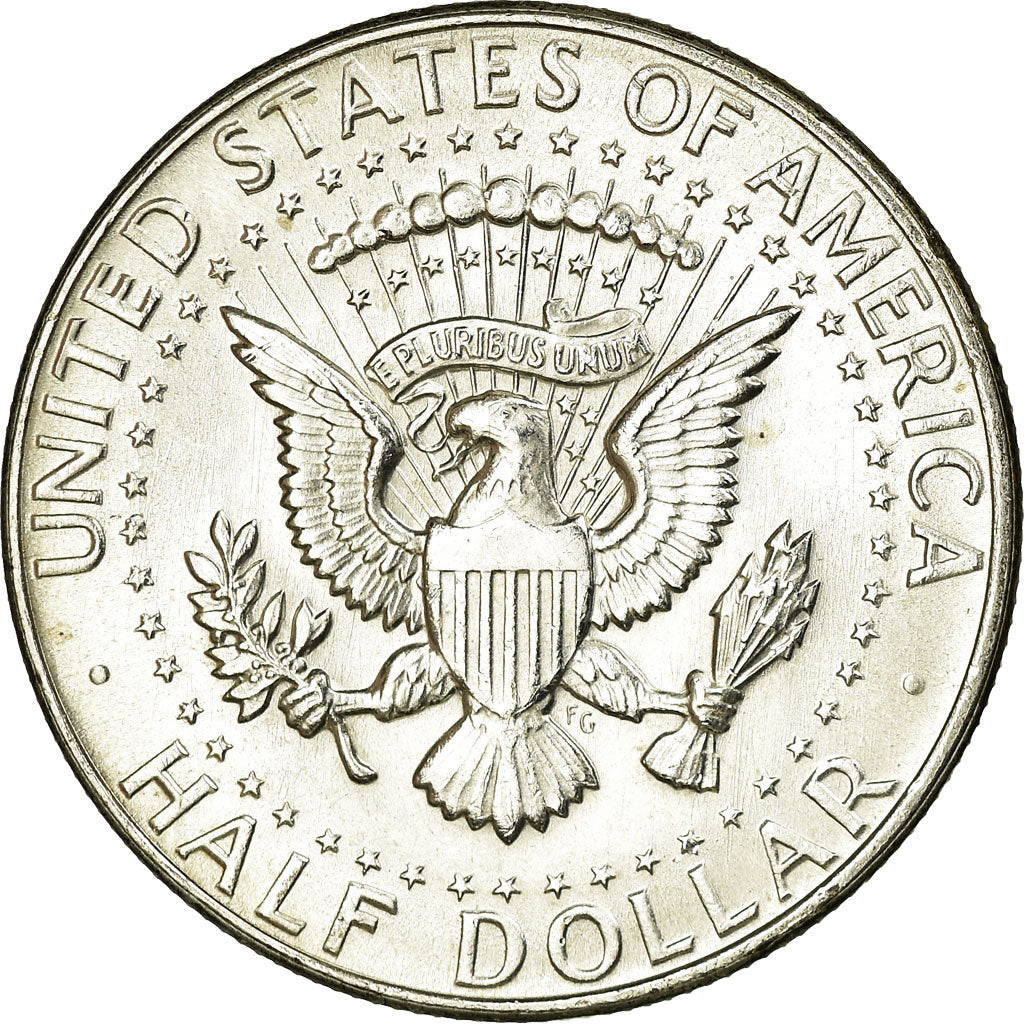 Coin, United States, Kennedy Half Dollar, 1964, Philadelphia, MS(60-62),KM 202
