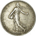 Coin, France, Semeuse, 2 Francs, 1917, Paris, AU(50-53), Silver, KM:845.1