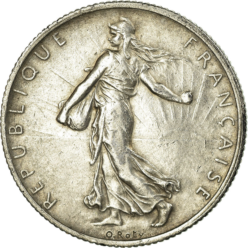 Coin, France, Semeuse, 2 Francs, 1915, Paris, EF(40-45), Silver, KM:845.1
