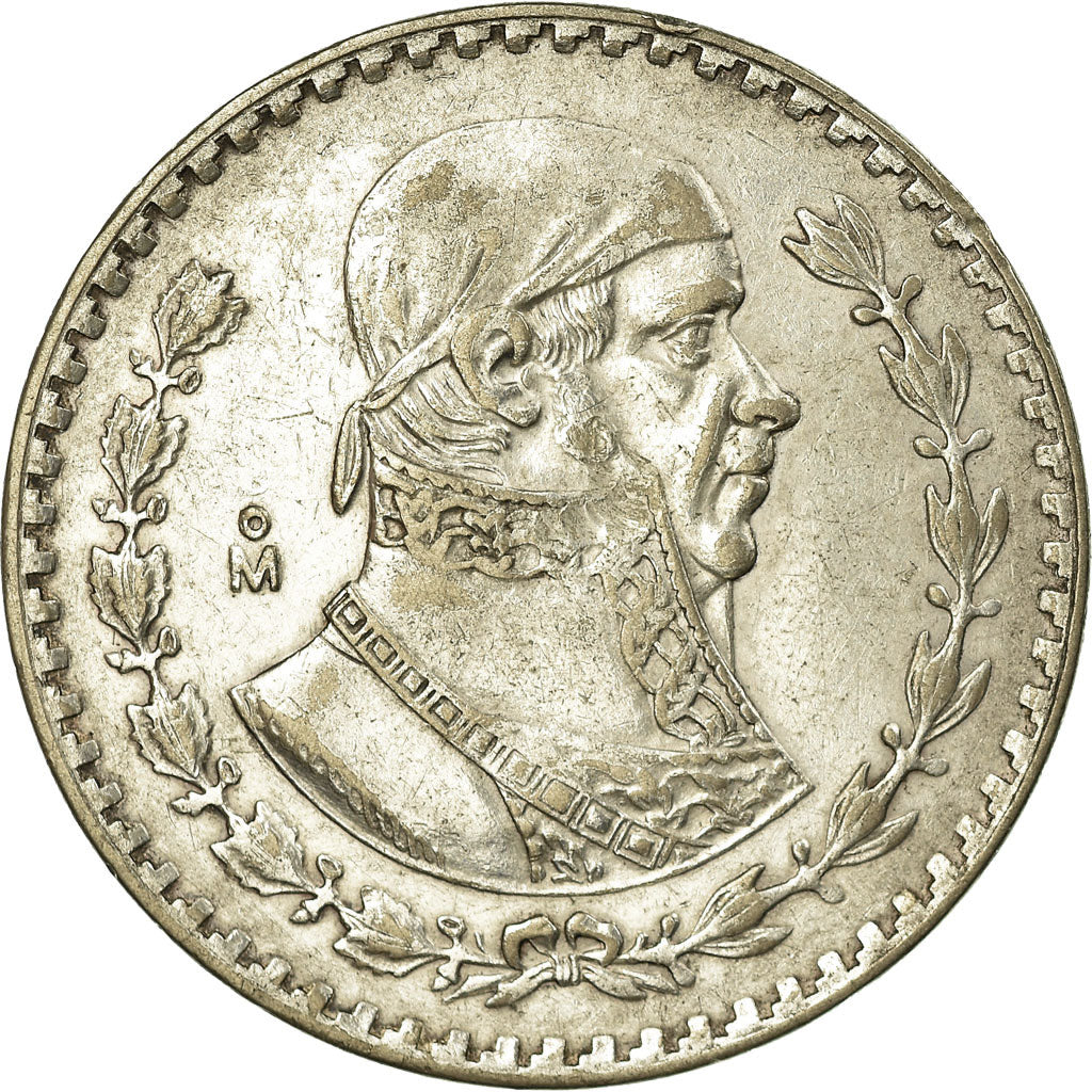 Coin, Mexico, Peso, 1966, Mexico City, AU(50-53), Silver, KM:459